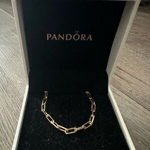 18K Gold-filled Paperclip Chain Necklace (READ DESCRIPTION)